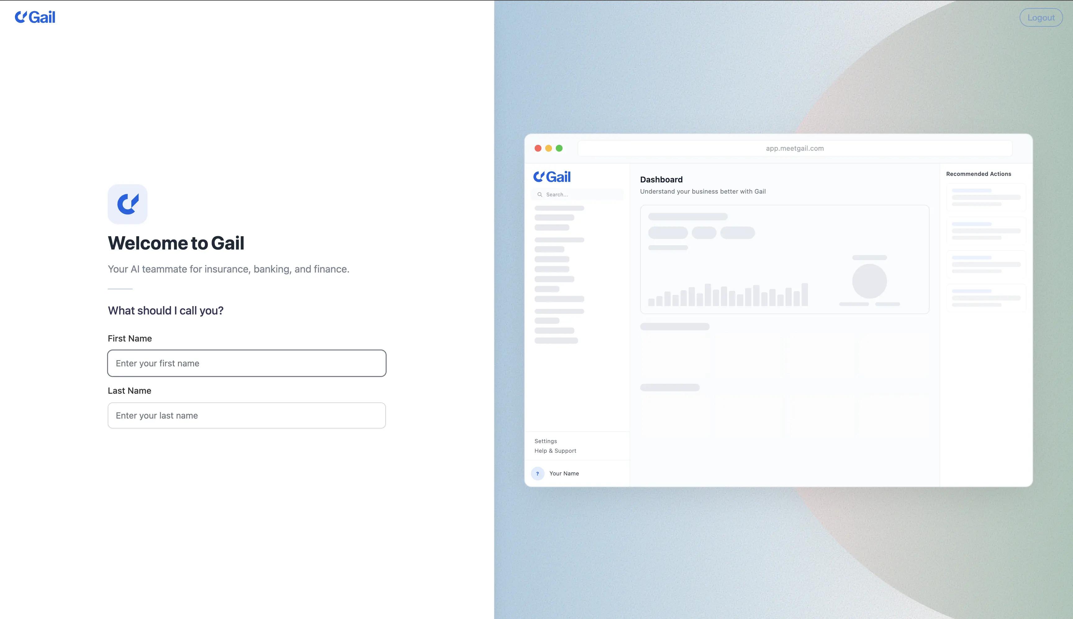 Get Started With Gail in Minutes: A Guided Onboarding Experience