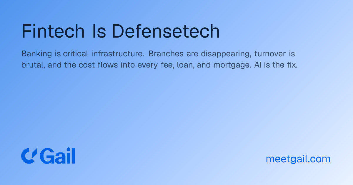 Fintech Is Defensetech