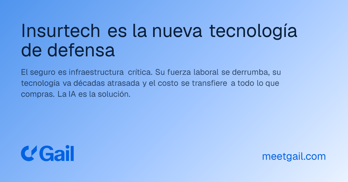 Insurtech es la nueva tecnología de defensa